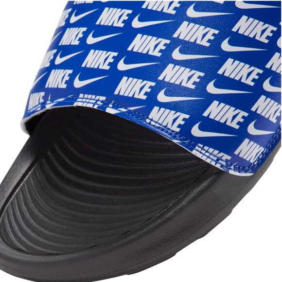 Men S Nike Victori One Slide Print Game Royal/Black-Black Size 10